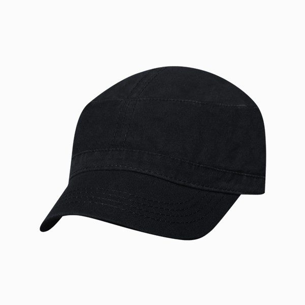 Black cap premium leather